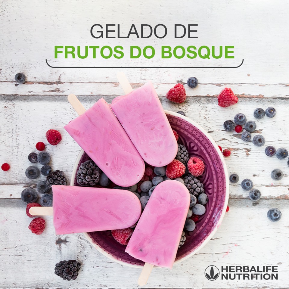 Gelado de Frutos do Bosque